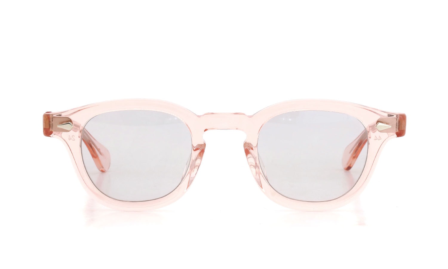 JULIUS TART OPTICAL サングラスカスタム通販 AR-44-24 FRESH PINK PL-101H /ウォームグレーレンズ