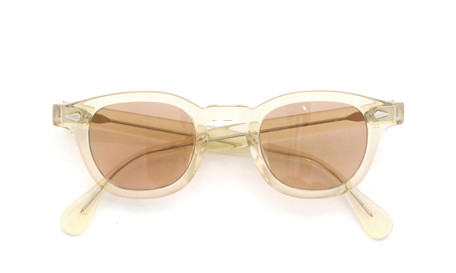 JULIUS TART OPTICAL サングラスカスタム通販 AR-44-24 CHAMPAGNE PL-101R テラコッタレンズ