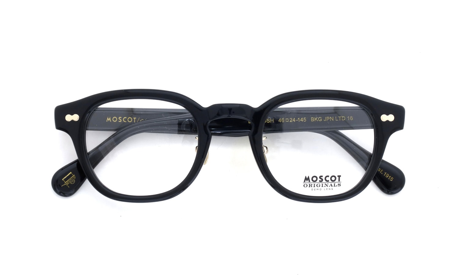 MOSCOT 限定生産メガネ通販 LEMTOSH 46size JPN LTD 16 BKG