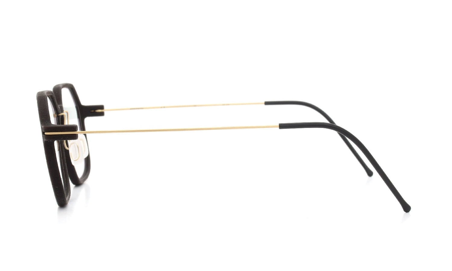 Annu メガネ通販 Square 26 M DBR-Float/Gold