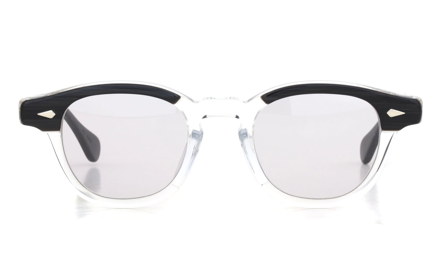 JULIUS TART OPTICAL サングラスカスタム通販 AR-46 BLACK WOOD CLEAR/ Warm Gray