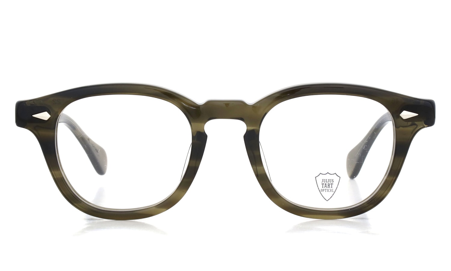 JULIUS TART OPTICAL メガネ通販 AR-48-22 OLIVE GREEN SASA