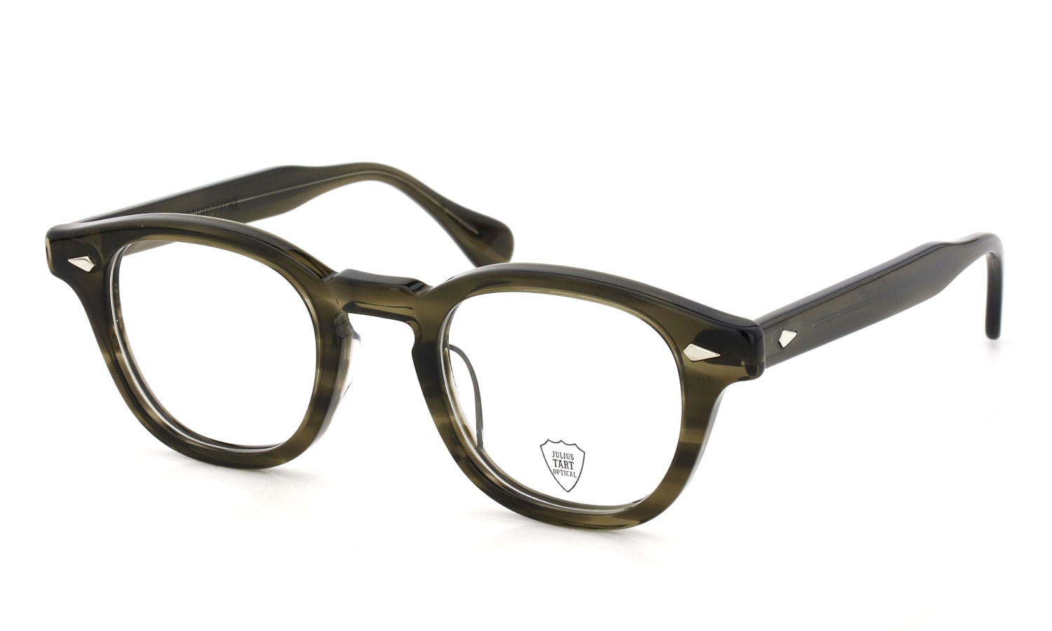 JULIUS TART OPTICAL メガネ通販 AR-48-24 OLIVE GREEN SASA