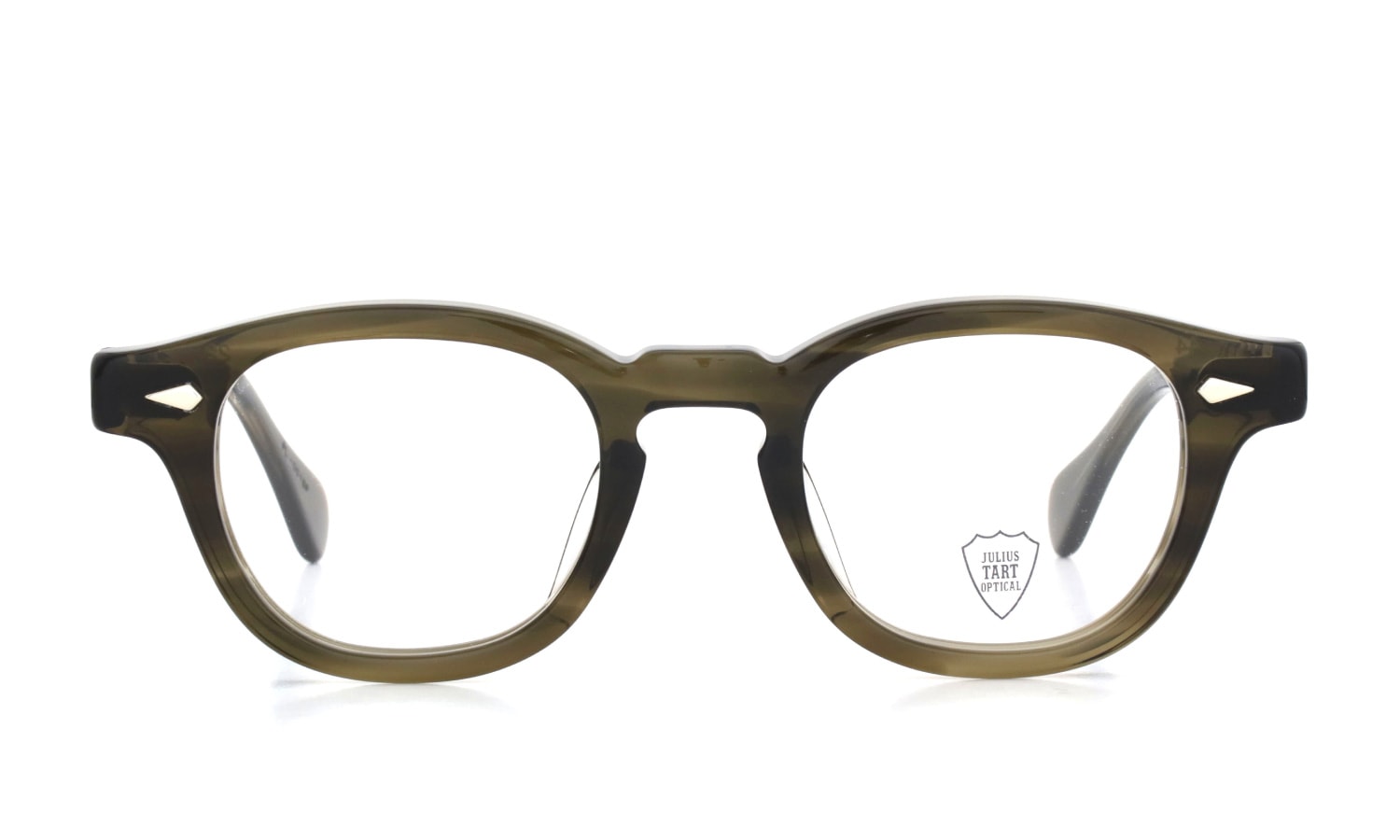 JULIUS TART OPTICAL メガネ通販 AR-44-22 OLIVE GREEN SASA PL-001SP