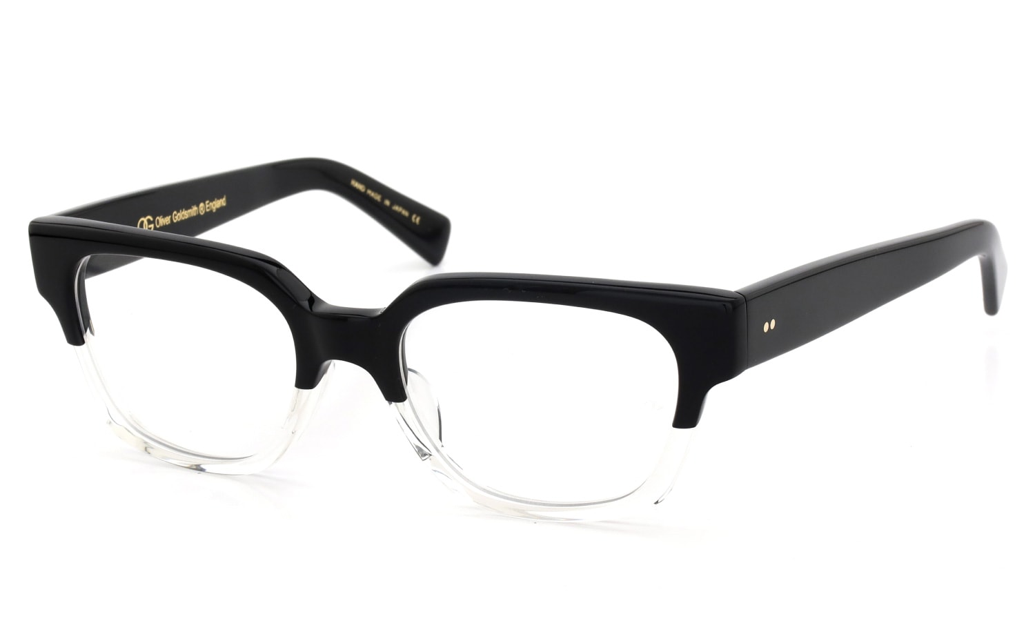 Oliver Goldsmith メガネ通販 COMMANDER Black Float