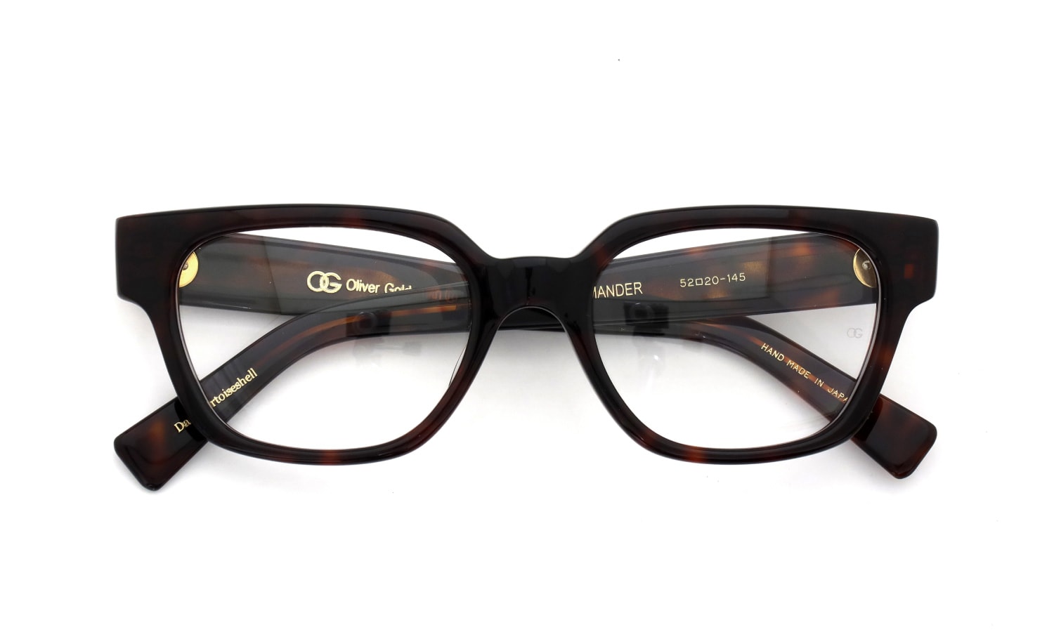 Oliver Goldsmith メガネ通販 COMMANDER Dark Tortoiseshell