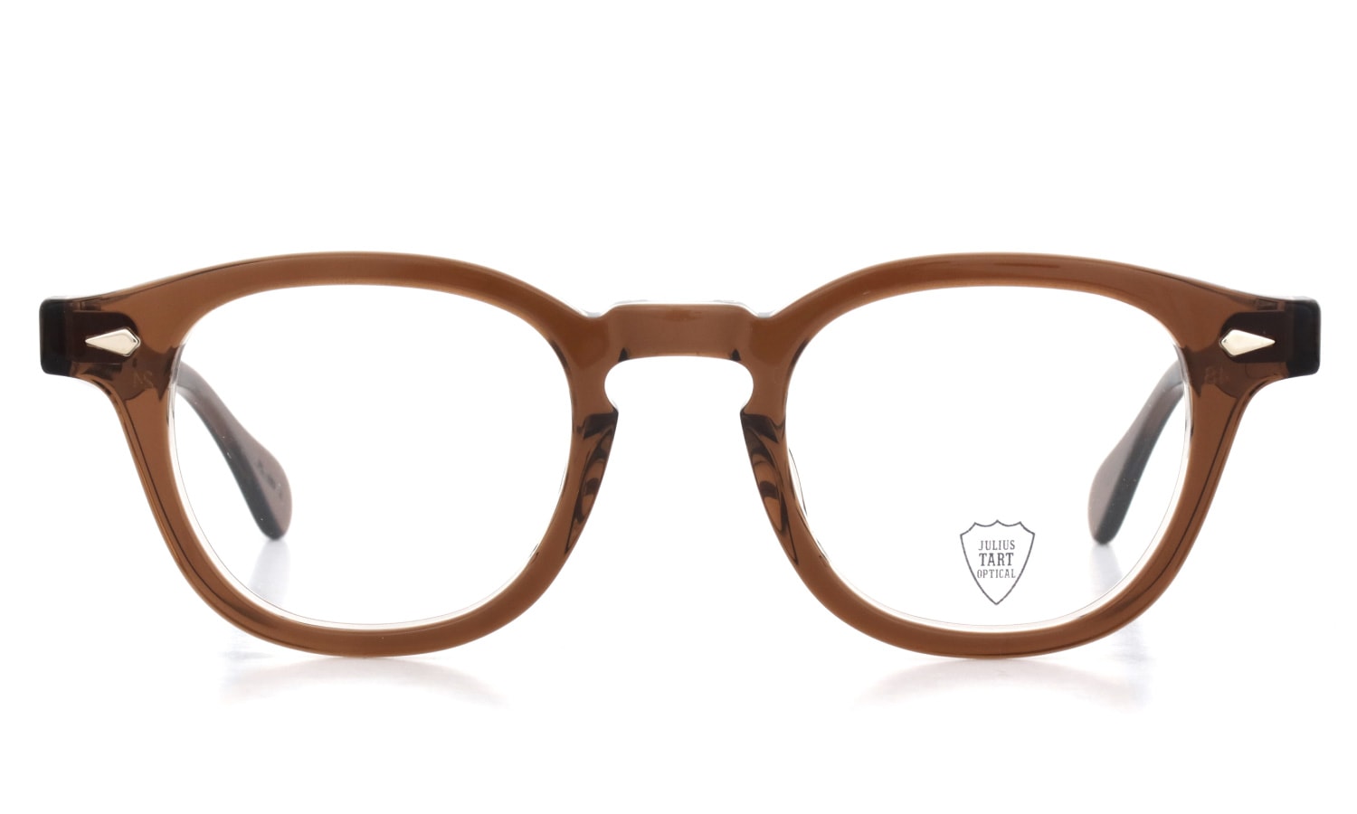 JULIUS TART OPTICAL メガネ通販 AR-48-24 BROWN CRYSTAL II